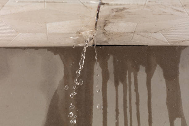 Professional Burst Pipe Cleanup technician working in Lake Junaluska, NC